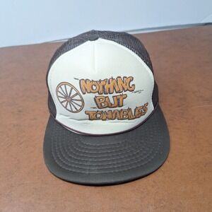 Nothing But Towables Graphic Snapback CSI Mesh Trucker Hat Brown Cream